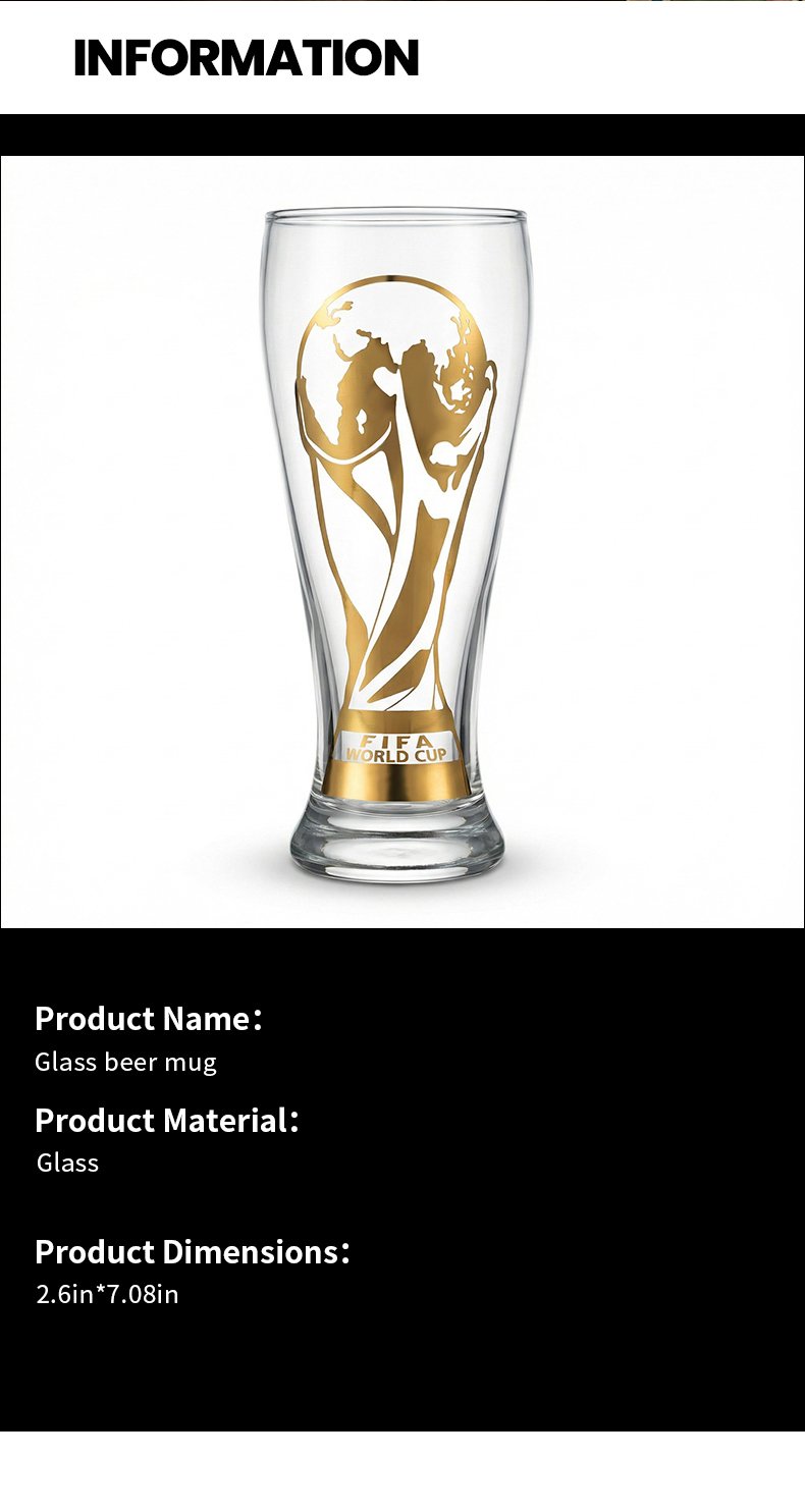 Detalles de Tarro Cervecero de Vidrio FIFA World Cup 2026 parte 5
